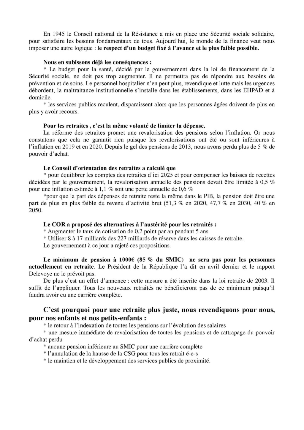 Lettre à notre députée ANR Groupe du Puy de Dôme Lettre à notre députée ANR Groupe du Puy de Dôme